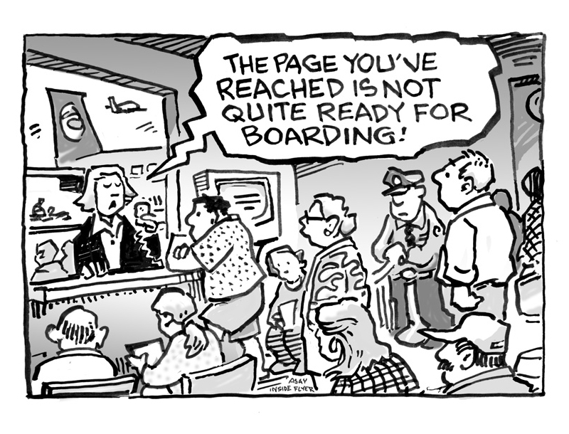 The page you've reached is not quite ready for boarding!