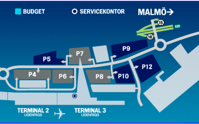 karta kastrups flygplats Guide till Parkering på Kastrup   InsideFlyer SE